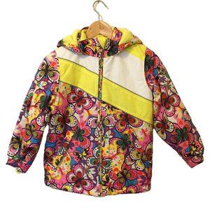 The Children's Place Yellow Butterfly Jacket with Hood